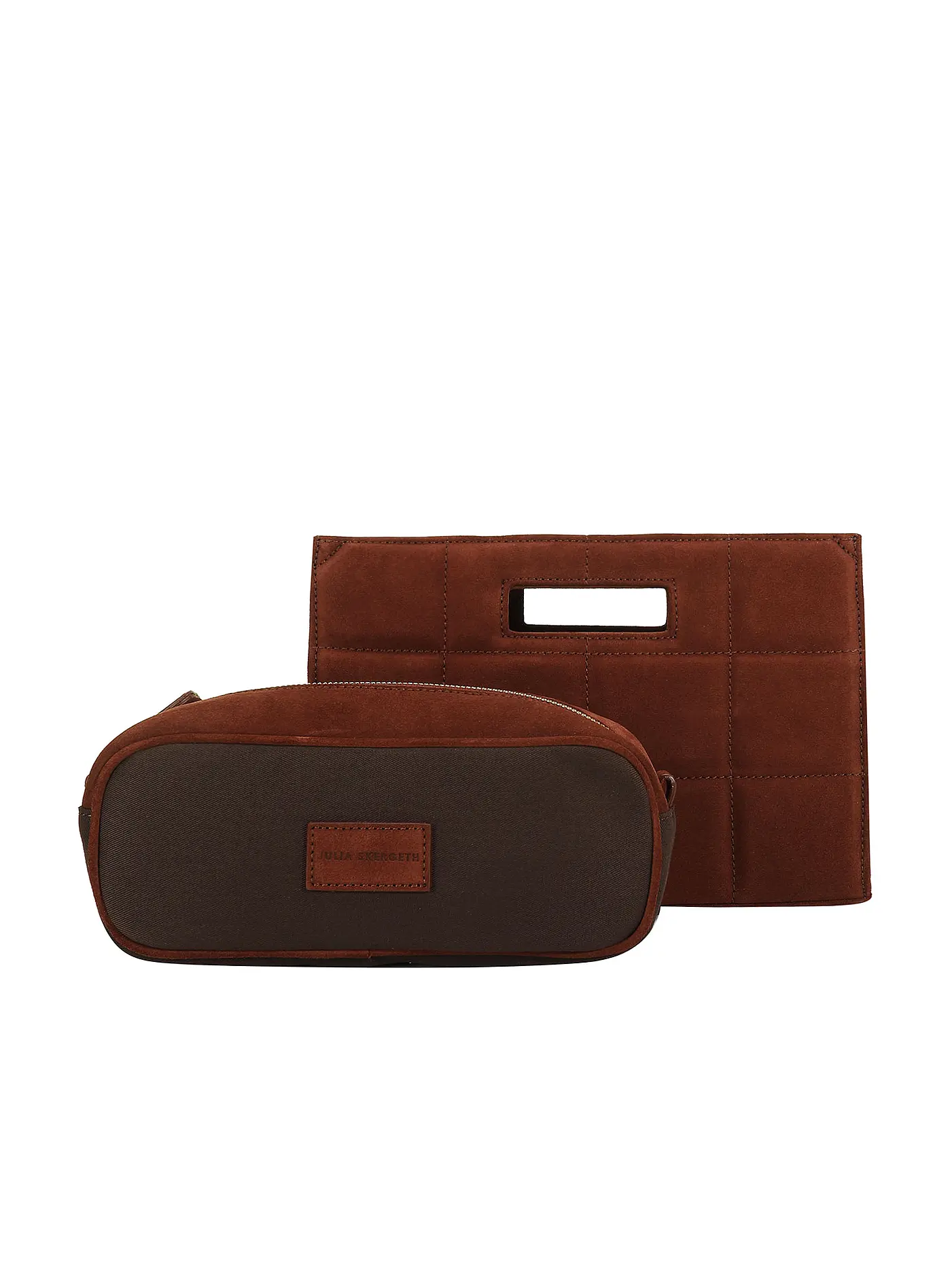 JULIA SKERGETH | Ledertasche - Umhängetasche THE QUILTED BAG SOFT SUEDE | 
